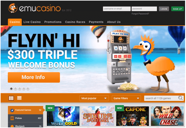 Emu casino - Play instant scratchies