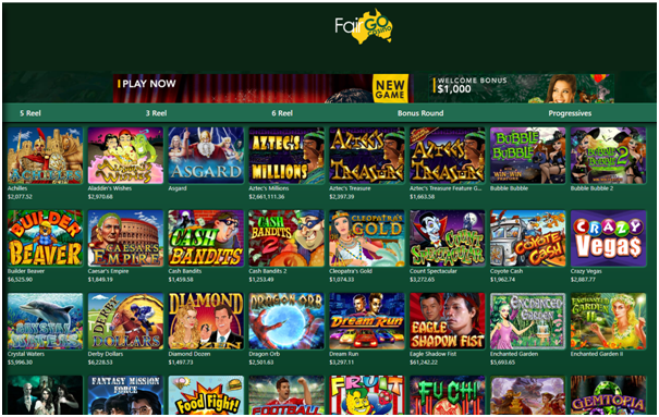 Fair Go Casino Games to play