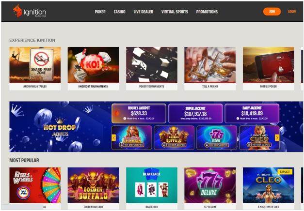 Ignition Casino Hot Drop Jackpots