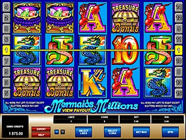 Mermaid millions pokies