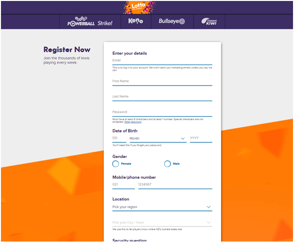 My Lotto NZ App