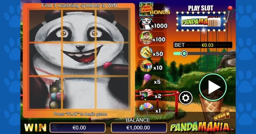 Pandamania Scratch