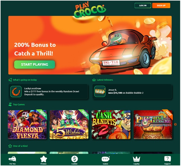 How to play Treasure Tree online Scratchie at Play Croco Casino?