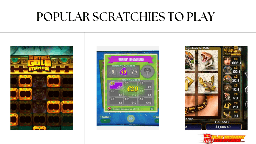 Popular Scratchies To Play
