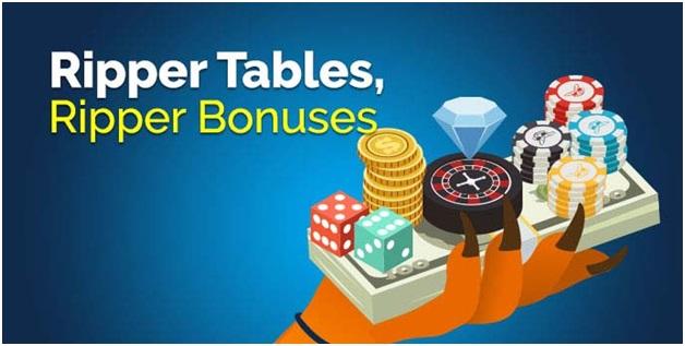 Ripper casino - Table bonus