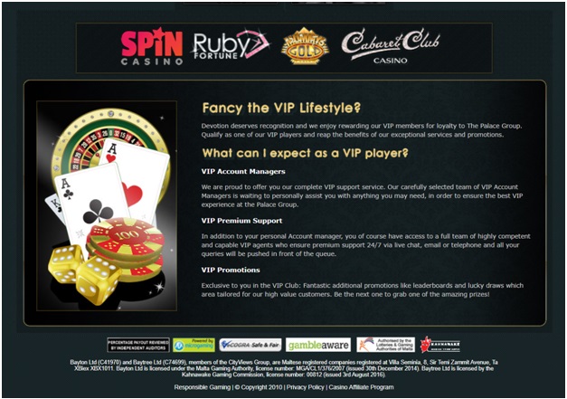 Ruby Fortune NZ casino rewards for VIPs