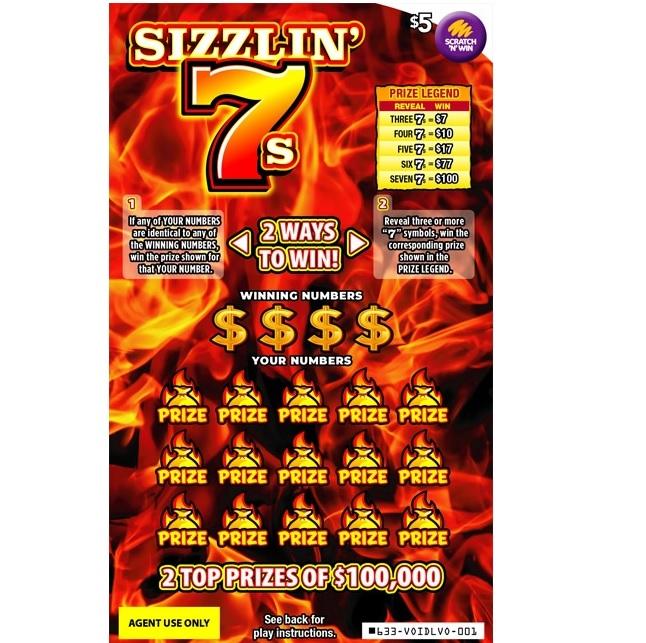 Sizzling 7 - Instant Scratch Its Australia