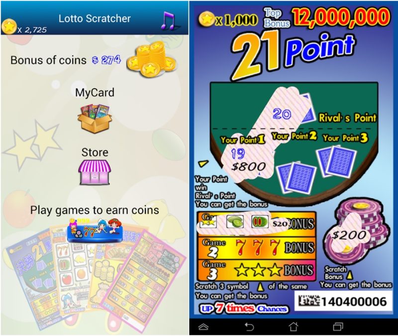 The 5 best Scratch card apps for Android mobile to play free scratchies online