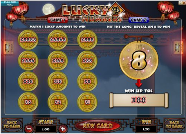Lucky Numbers scratchie