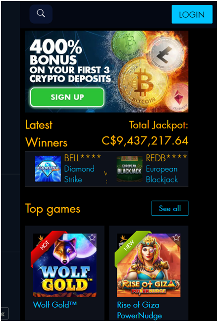 Winward Casino Mobile App